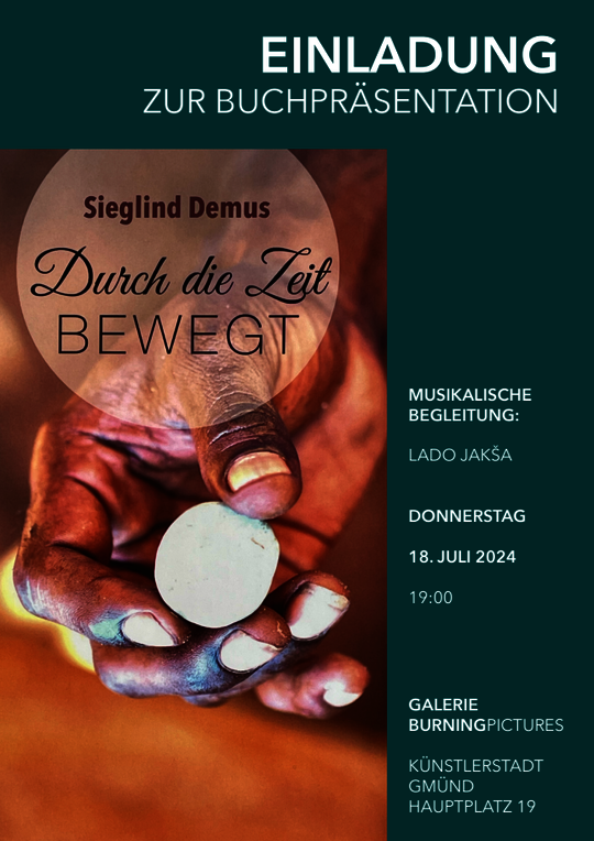 Einladung Buchpräsentation mit Sieglind Demus © Sieglind Demus