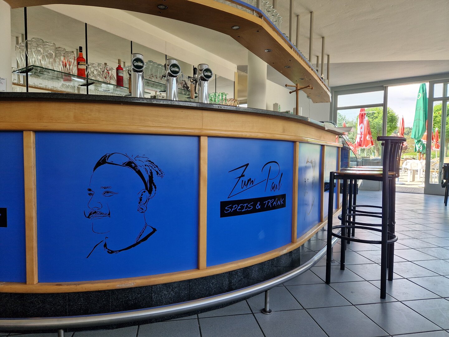 Theke in einem Lokal